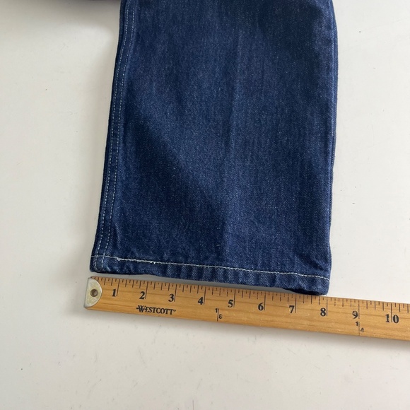 Levis SilverTab Straight Leg Dark Wash Jeans Mens 34 x 32 Casual 5 Pocket Denim - Picture 11 of 12